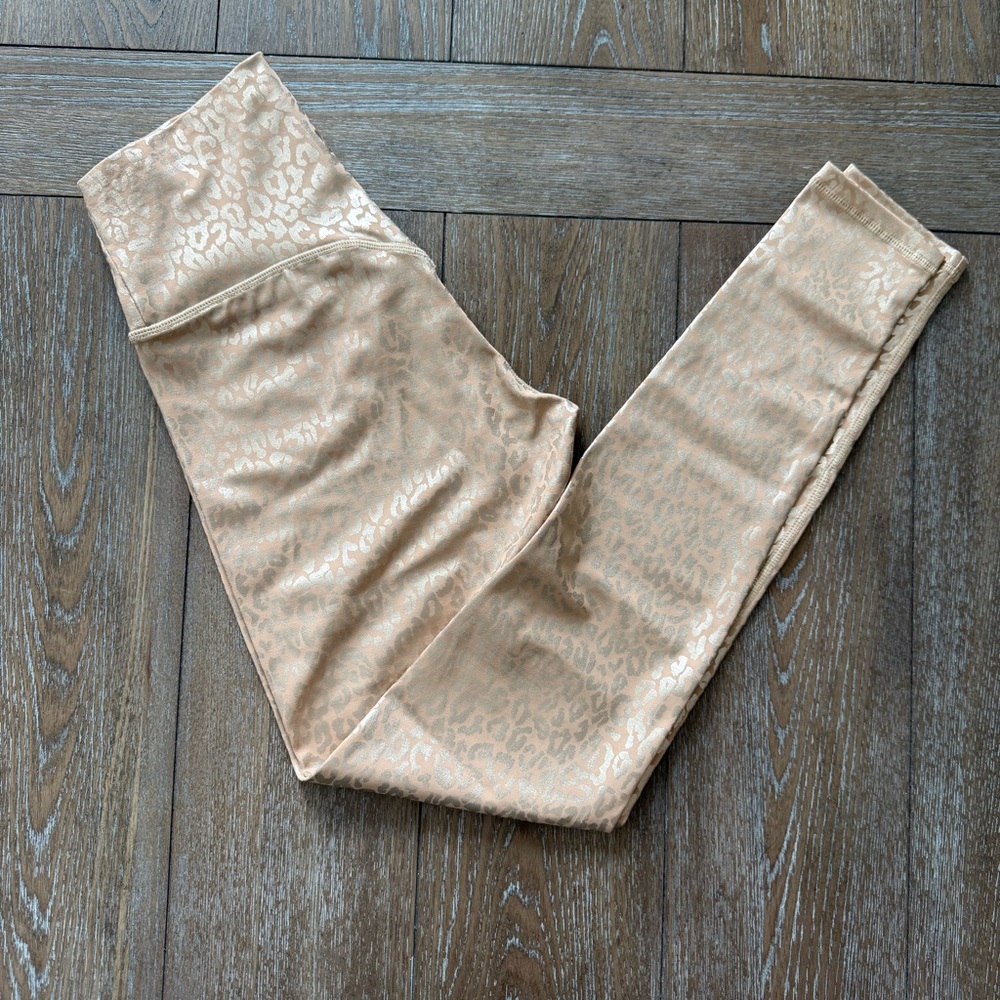 BuffBunny Beige Leopard Print Leggings